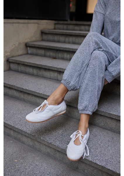 Names Kadin Altın Bagcıklı Sneaker