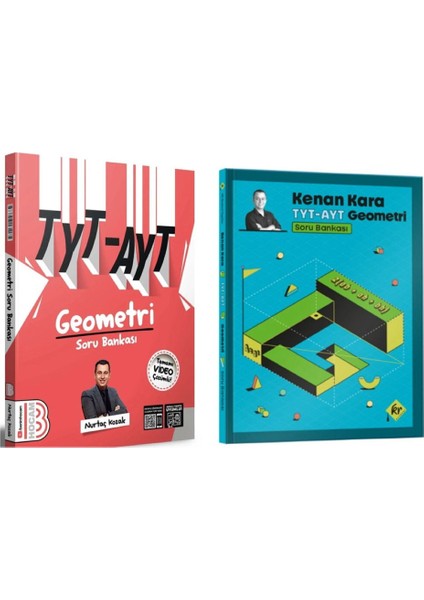 TYT AYT Geometri Tamamı Çözümlü Soru Bankası - Kenan Kara ile TYT AYT Geometri Soru Bankası