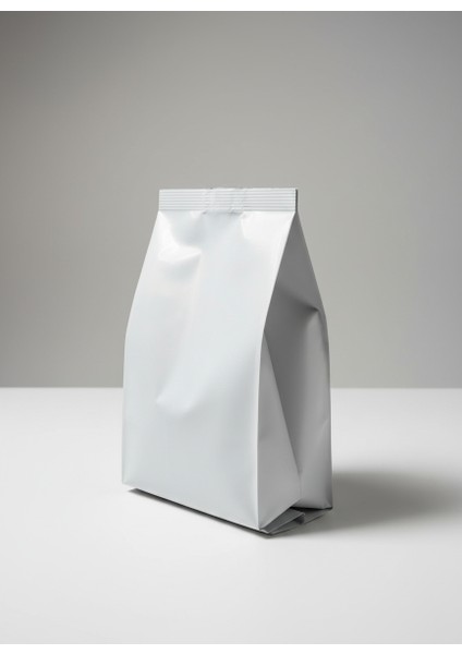 Beyaz Metalize Sırt Kaynaklı Kahve & Gıda Saklama Poşeti | Koku & Nem Korumalı | 50 Adet fiyatları