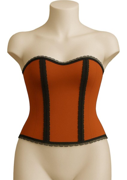 Turuncu Mı Emay 9155 F Fırfırlı Terletici Büstiyer