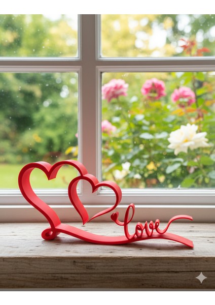 3D Baskı “love” Kalpli Dekoratif Obje – Masa Üstü Aksesuar fırsatları