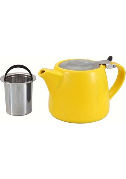 Porland Chai Süzgeçli Demlik Sarı 600 cc