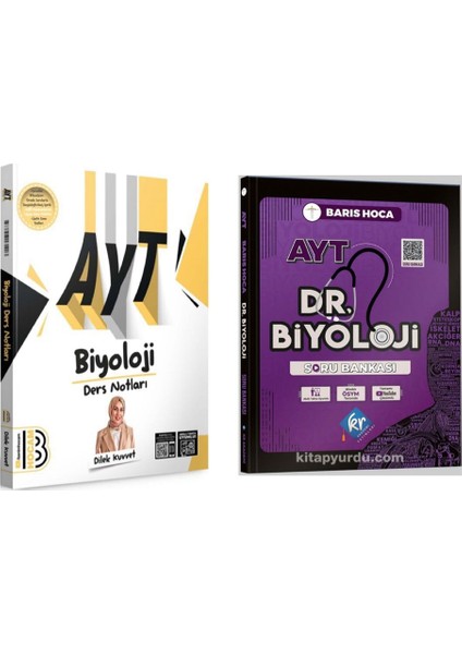 2025 AYT Biyoloji Ders Notları - AYT DR. Biyoloji Soru Bankası