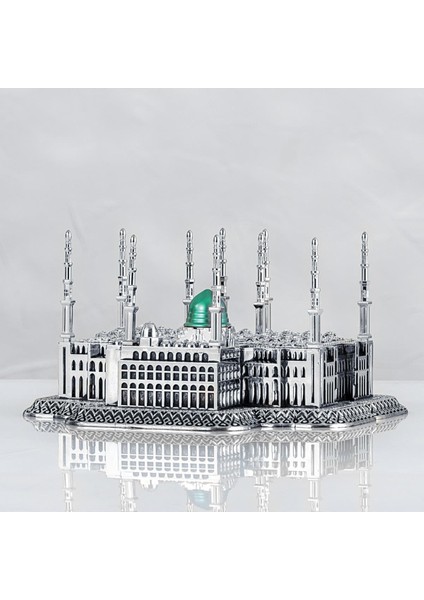 Mescidi Nebevi (Cami) - Gümüş Renk - Ebat : 25 x 14 Cm. BIBLOYC104