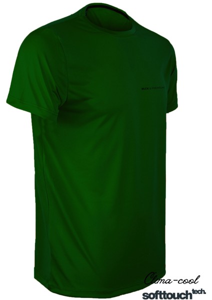 Clima-Cool Softtouch Tech. Blck % Preimum Baskılı Ter Tutmayan Preimum Kalite Spor T-Shirt