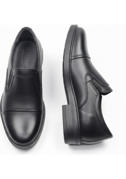 GR0414 Hakiki Deri Kaydırmaz Kauçuk Taban Koku Yapmaz Dikiş Detaylı Üst Kalite Klasik Ayakkabı