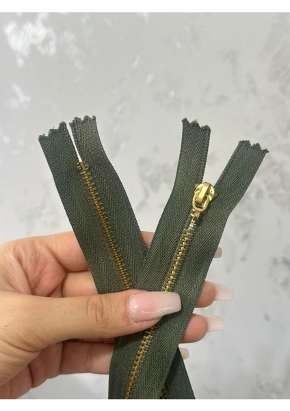 Yeşil Dişli Fermuar 52X3 cm modelleri