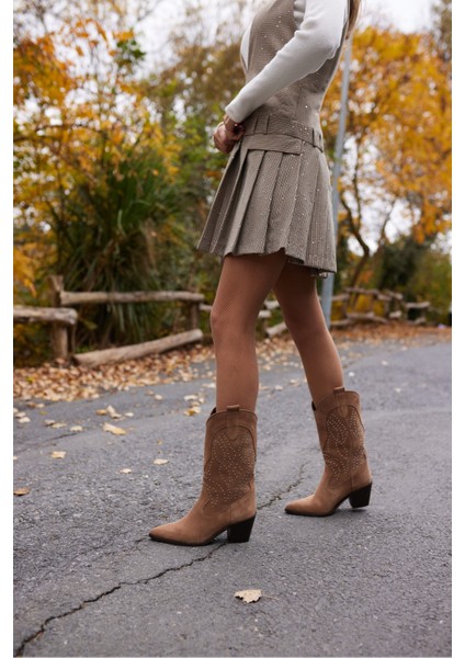 Peggy Kadın Nude Gercek Suet Pimli Western Bot fiyatları