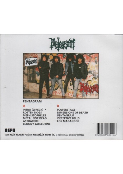 Pentagram - Pentagram- 1990 Yılı Ilk Baskı CD fiyatları