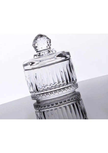 Çizgili Cam Sunumluk