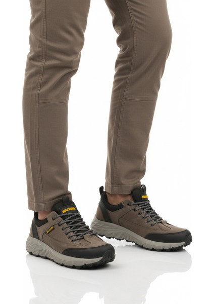 Gri Nubuk Hakiki Deri Erkek Outdoor Ayakkabı 250069 M