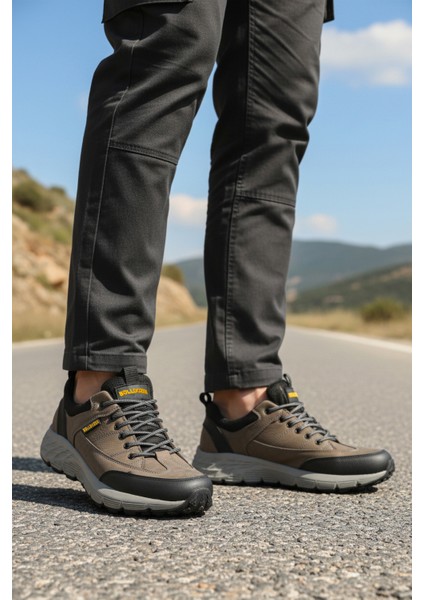 Gri Nubuk Hakiki Deri Erkek Outdoor Ayakkabı 250069 M modelleri