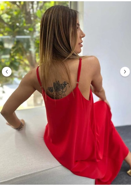 Ayarlanabilir Askılı Midi Boy Full Likralı Elbise fiyatları