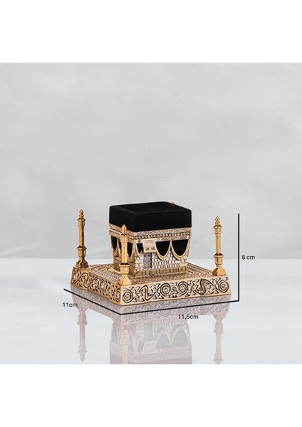 Küçük Kabe Altın 12X8 cm