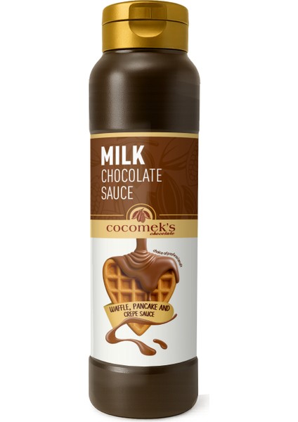 Sütlü Çikolatalı Waffle Krep Pankek Sosu 1 kg