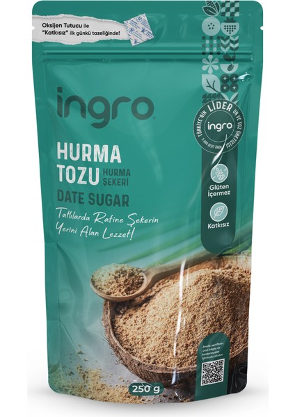 Ingro Hurma Tozu (Hurma Şekeri) 250 G