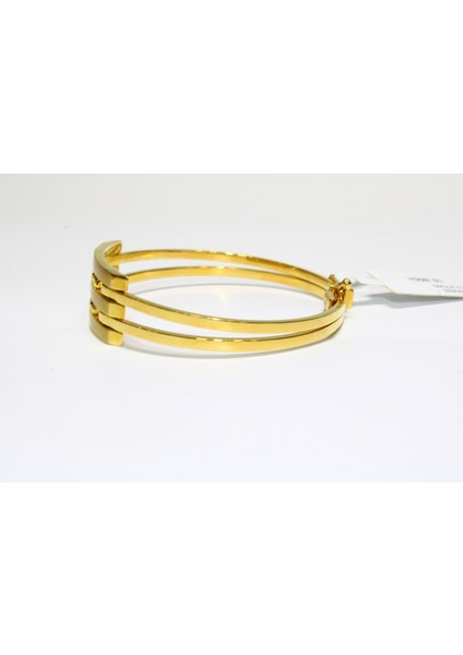 14 Ayar Altın 3 Sıralı Dorikalı Kaburga Kelepçe Bilezik 10.86 gr fiyatları