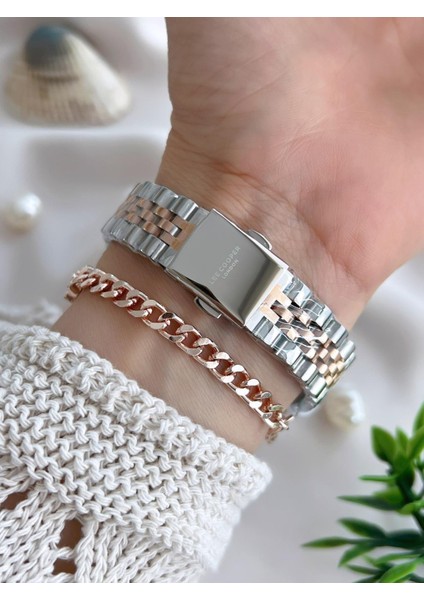 Çelik Kordonlu 3 Atm Suya Dayanıklı Kadın Kol Saati VS.BLKT.0640 modelleri