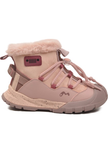 Pembe Içi Kürklü Soğuğa Dirençli Kaymaz Taban Kız Çocuk Bot 22671 F fiyatları