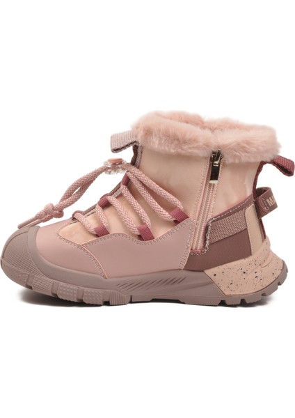 Pembe Içi Kürklü Soğuğa Dirençli Kaymaz Taban Kız Çocuk Bot 22671 F fırsatları
