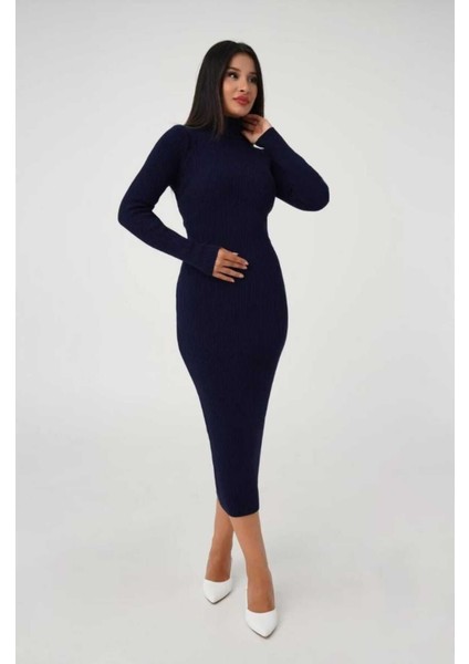 Midi Boy Balıkçı Yaka Kaşkorse Elbise Türkiye’de Ilk Defa Burada modelleri