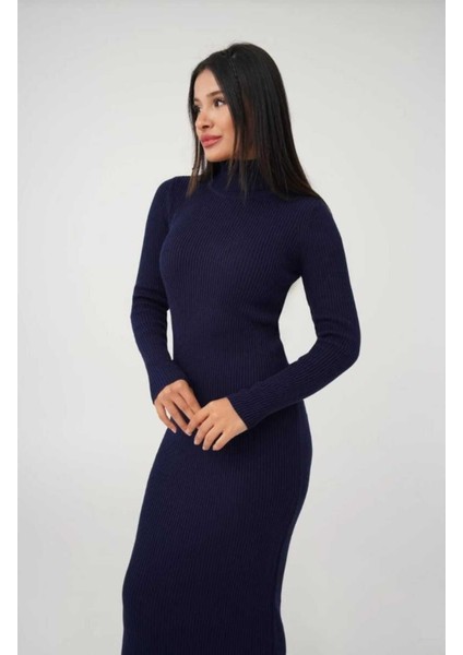 Midi Boy Balıkçı Yaka Kaşkorse Elbise Türkiye’de Ilk Defa Burada