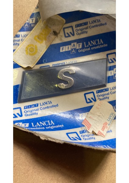 Lancia Fiat Tempra Tipo Uno - S - Amblem Yazı Fiat Lancia