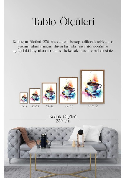 Kahve Ahşap Çerçeveli Tablo indirimleri