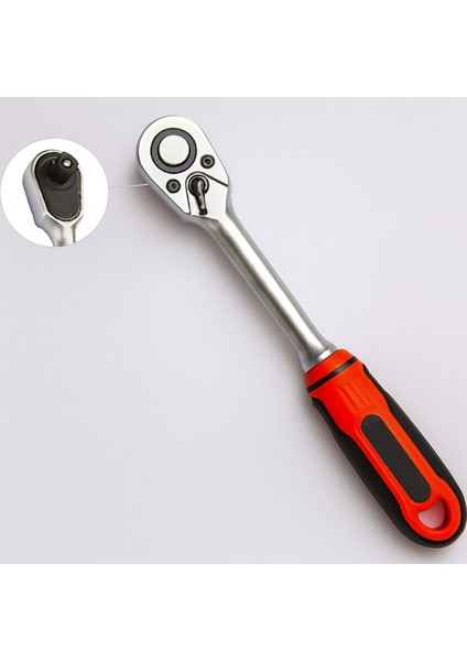 Cırcır Kolu 1/2" Lokma Anahtarı 72 Diş Profesyonel Endüstriyel El Aleti Uzun Kollu Dayanıklı Metal modelleri
