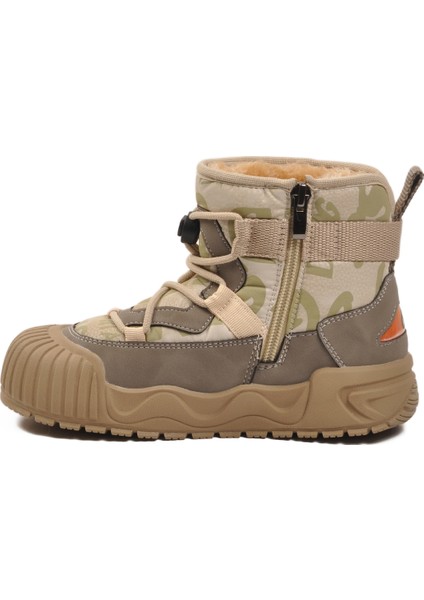 Bej Içi Kürklü Soğuğa Dirençli Kaymaz Taban Erkek Çocuk Bot 22665 F fiyatları