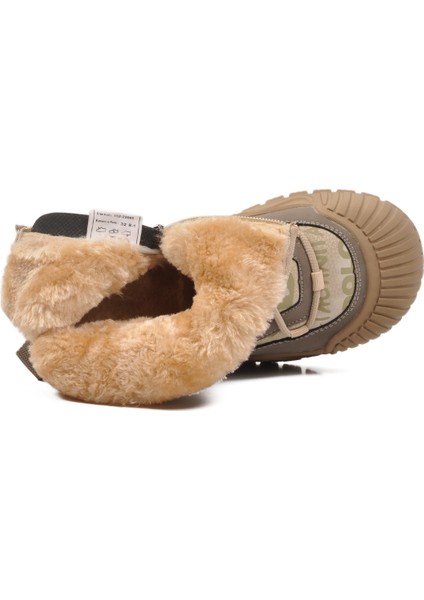 Bej Içi Kürklü Soğuğa Dirençli Kaymaz Taban Erkek Çocuk Bot 22665 F fırsatları