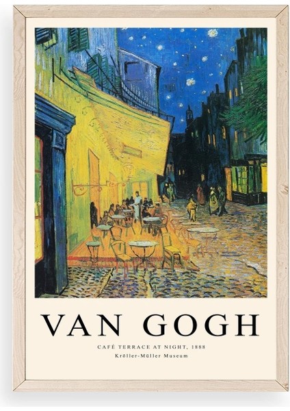 Van Gogh Ahşap Çerçeveli Tablo