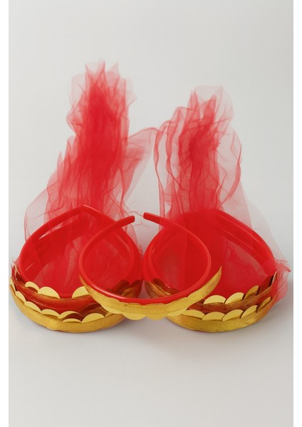 Kına Gecesi Nedime Tacı 10 Adet Kına Malzemeleri Paralı Taç