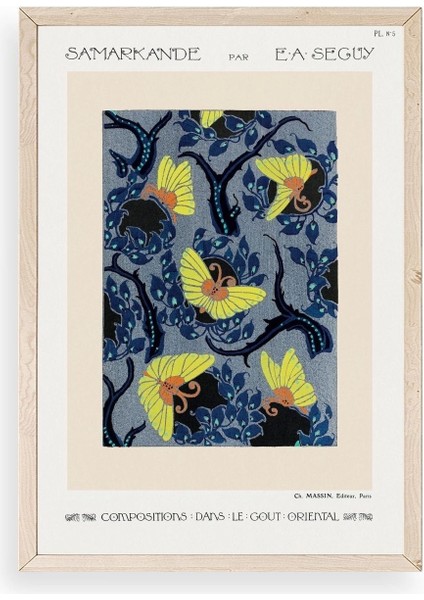 E. A. Seguy Ahşap Çerçeveli Tablo