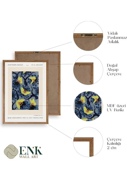 E. A. Seguy Ahşap Çerçeveli Tablo fırsatları