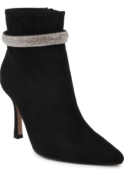 Siyah Süet Klasik Kadın Bot