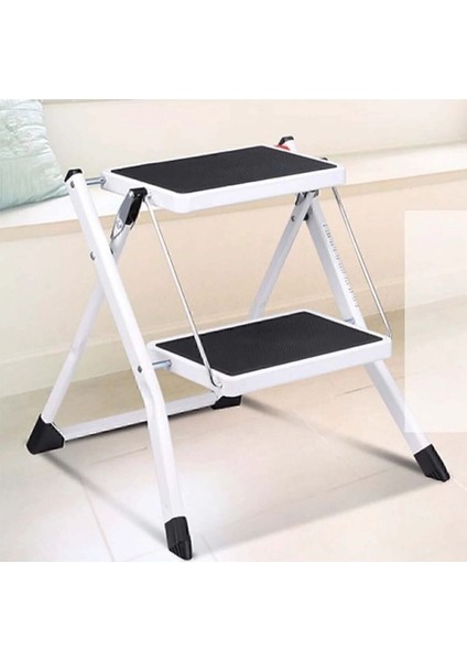 Metal Katlanır Basamaklı Tabure Merdiven