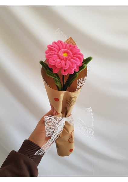 Tekli Çiçek Buketi – El Yapımı Dekoratif Aranjman modelleri