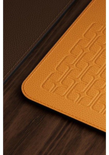 Place Mats HP540 Br|yl Iki Yönlü Gerçek Deri El Yapımı Italyan Seti