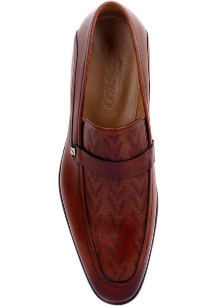 Bağcıksız Taba Deri Erkek Klasik Ayakkabı 9545 875 indirimleri