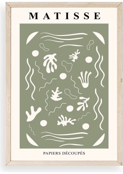 Henri Matisse Ahşap Çerçeveli Tablo