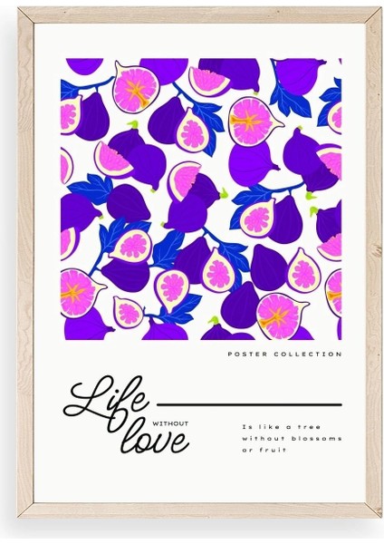 Incir Ahşap Çerçeveli Tablo