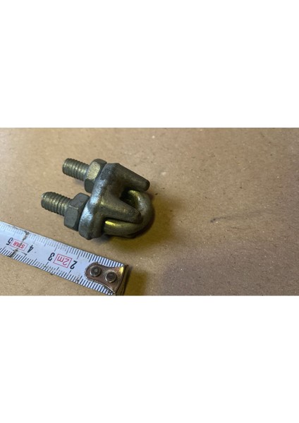 Çelik Halat Klemensi Kurtağzı Çinko Kaplama Küçük