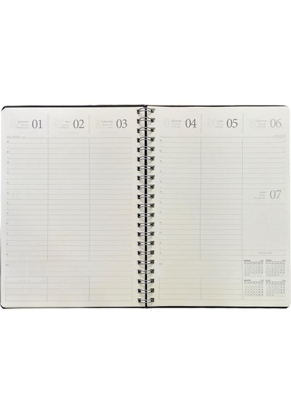 2026 Termo Deri Spiralli Haftalık Ajanda 20*28 fiyatları