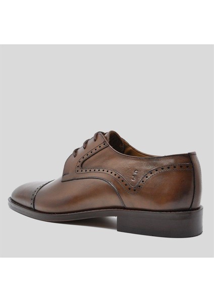 Hakiki Deri Erkek Klasik Ayakkabı Taba 9756