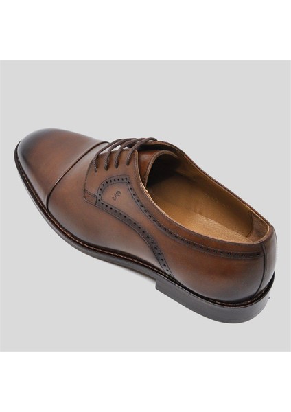 Hakiki Deri Erkek Klasik Ayakkabı Taba 9754