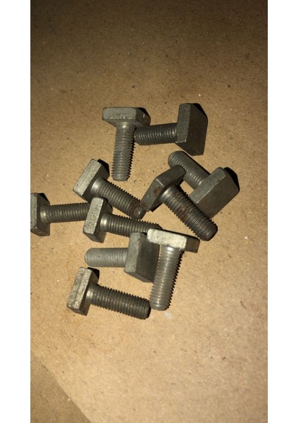 Murat 124/131 Serçe Koltuk Sabitleme Civatası Kare Başlı 10 Adet