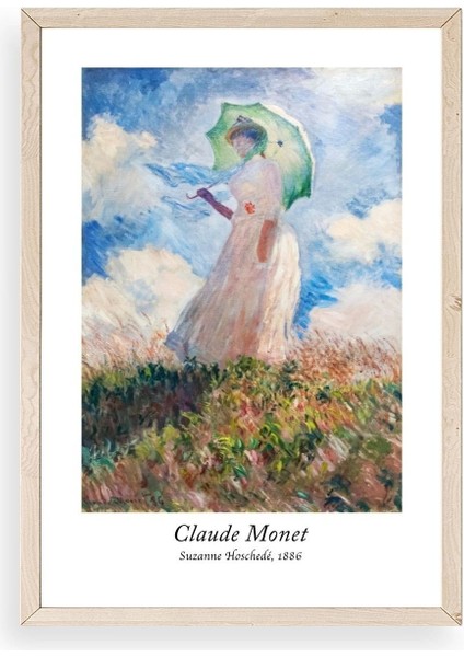 Claude Monet Ahşap Çerçeveli Tablo