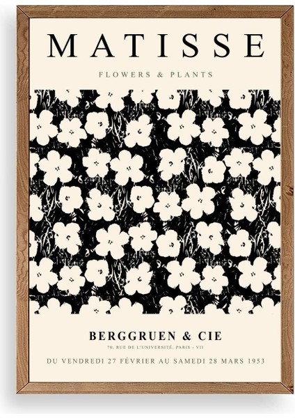 Matisse Ahşap Çerçeveli Tablo