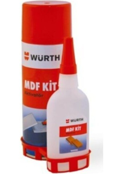 Würth Mdf Kit Aktivatör 500ML Mdf Kit Yapıştırıcı 100G Hızlı Yapıştırıcı